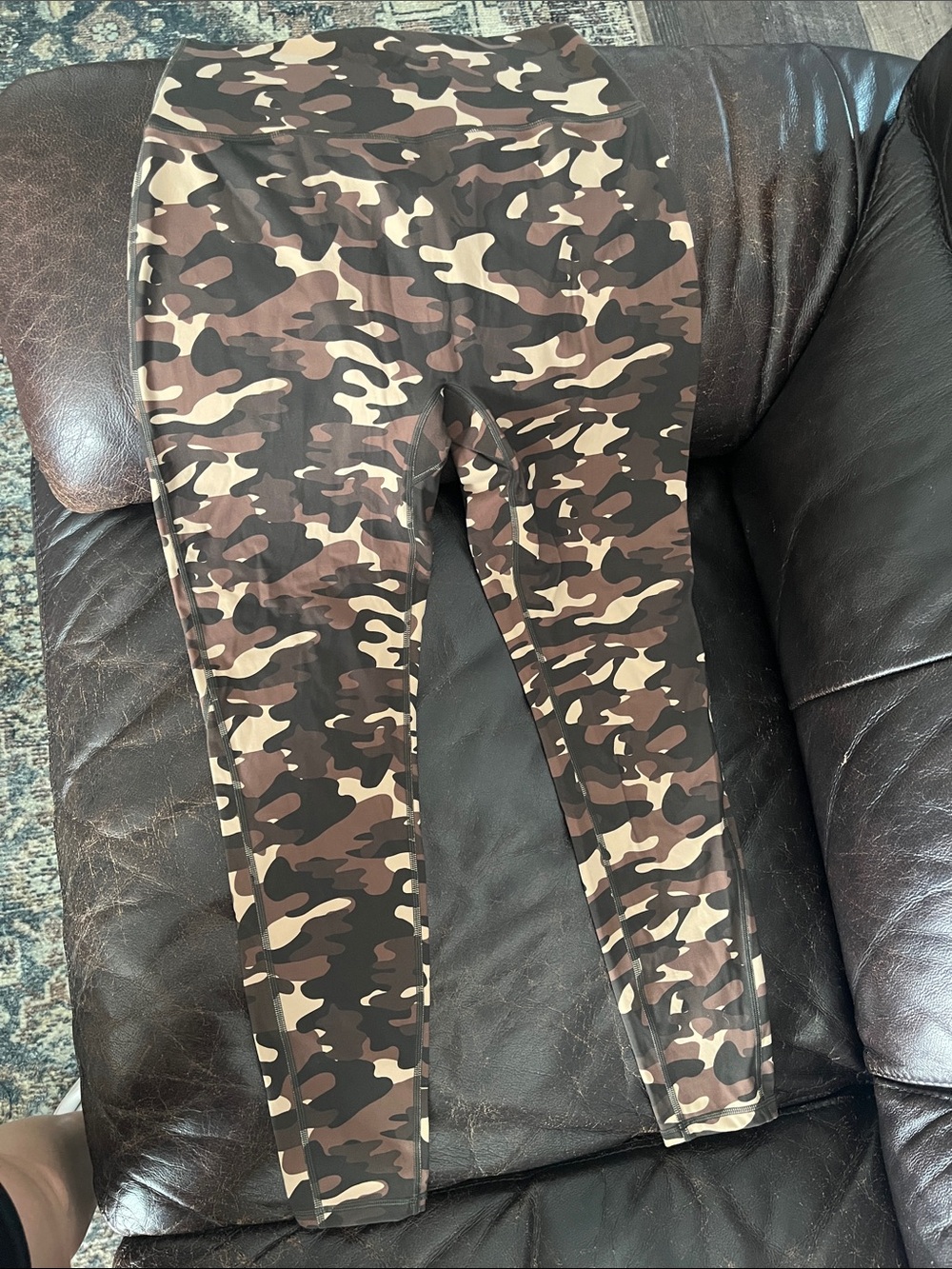 BuffBunny Brown & Tan Camo High-Rise Leggings
